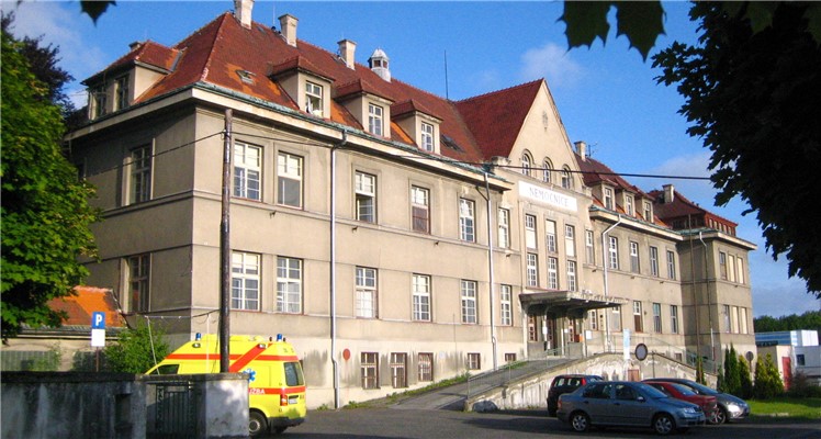 Nemocnice v Rumburku.