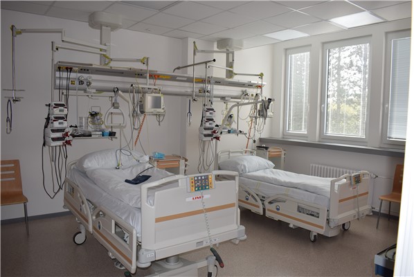 Kardiologická jednotka intenzivní péče v pavilonu F litoměřické nemocnice prošla rekonstrukcí. Foto: Krajská zdravotní  a.s.