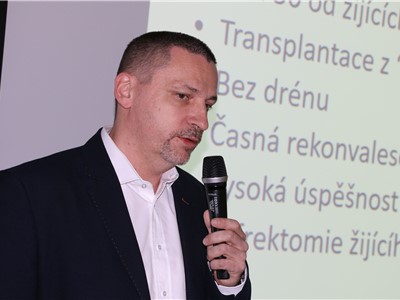O transplantaci orgánů hovořil v Krajské zdravotní docent Jiří Froněk z pražského IKEM