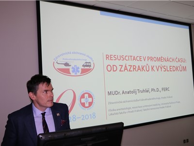 V Krajské zdravotní přednášel předseda České resuscitační rady doktor Anatolij Truhlář